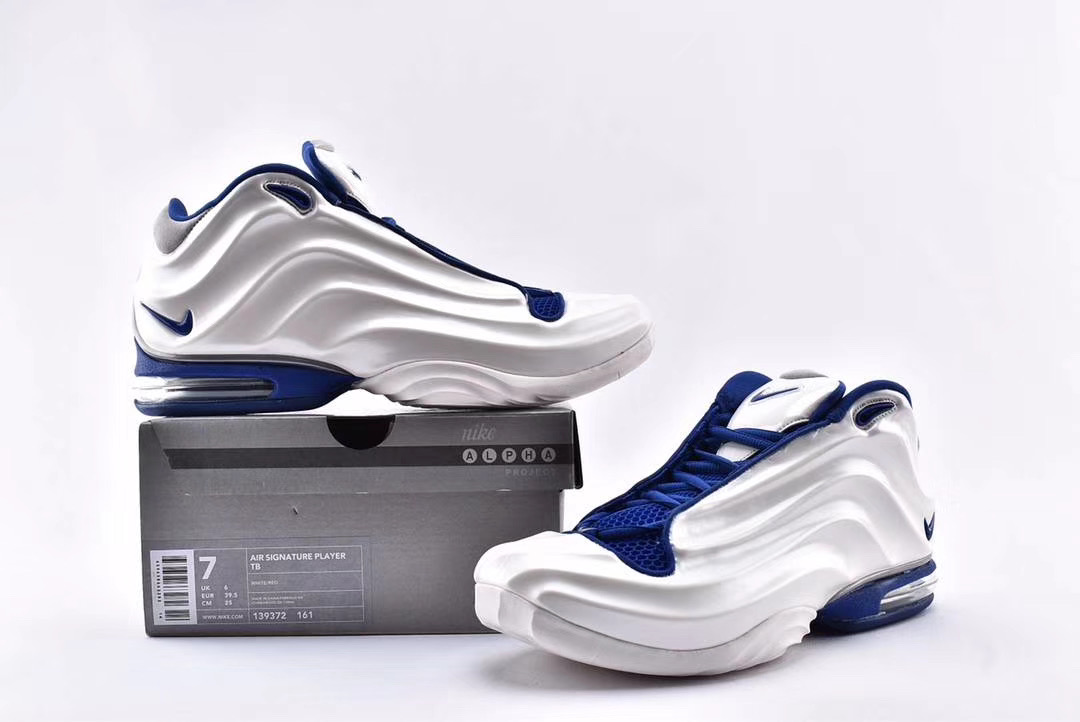 Nike Air Signature Player TB White Blue Shoes